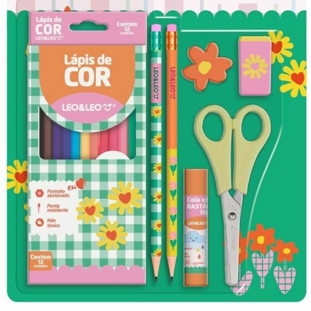 Kit Escolar Game Leo & Leo MiniPreço, aqui você pode!