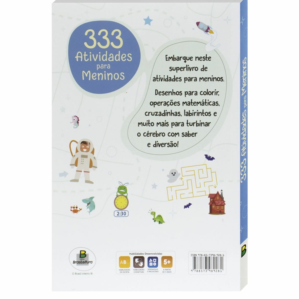 Livro 365 Desenhos Para Colorir Brasileitura Crianças Filhos