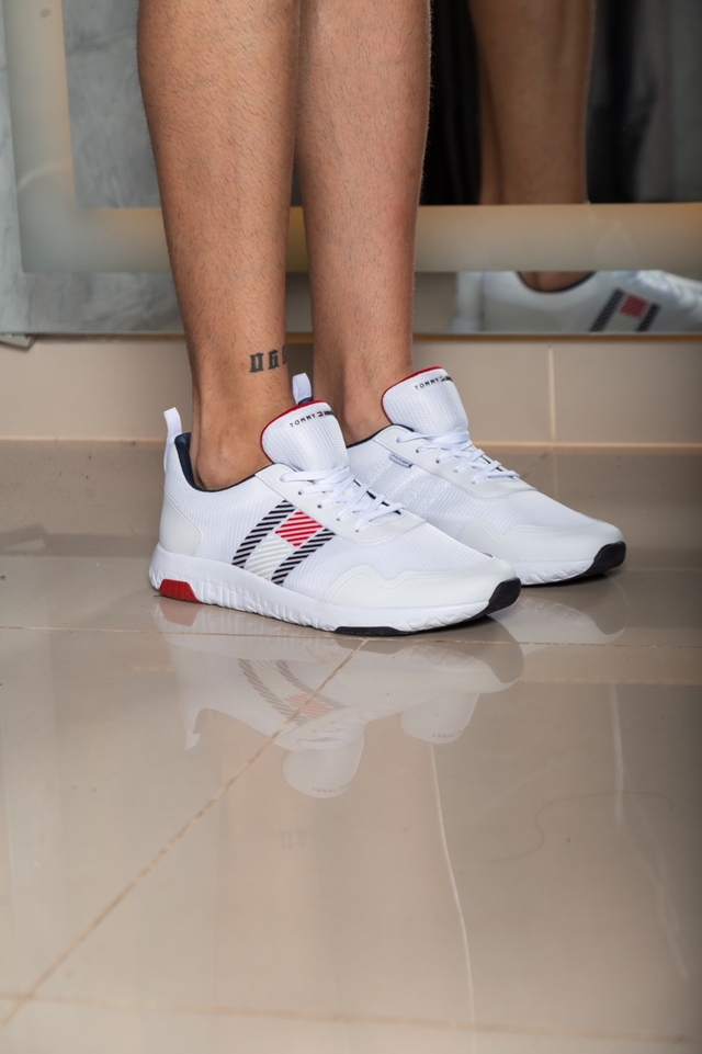 TENIS TOMMY HILFIGER TEVO 12D - BRANCO - JP store