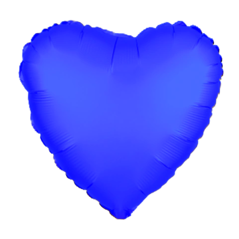 Globo Metalizado 18 Corazón Azul Francia