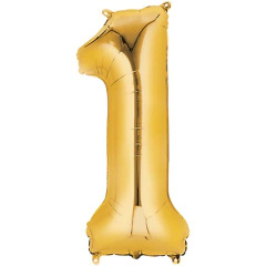 Globo Metalizado 40 Dorado #1