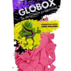 Globox Perlado 9" x 25 Unidades Rosa