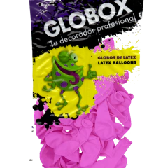 Globox Perlado Rosa 5" (50 Unidades)