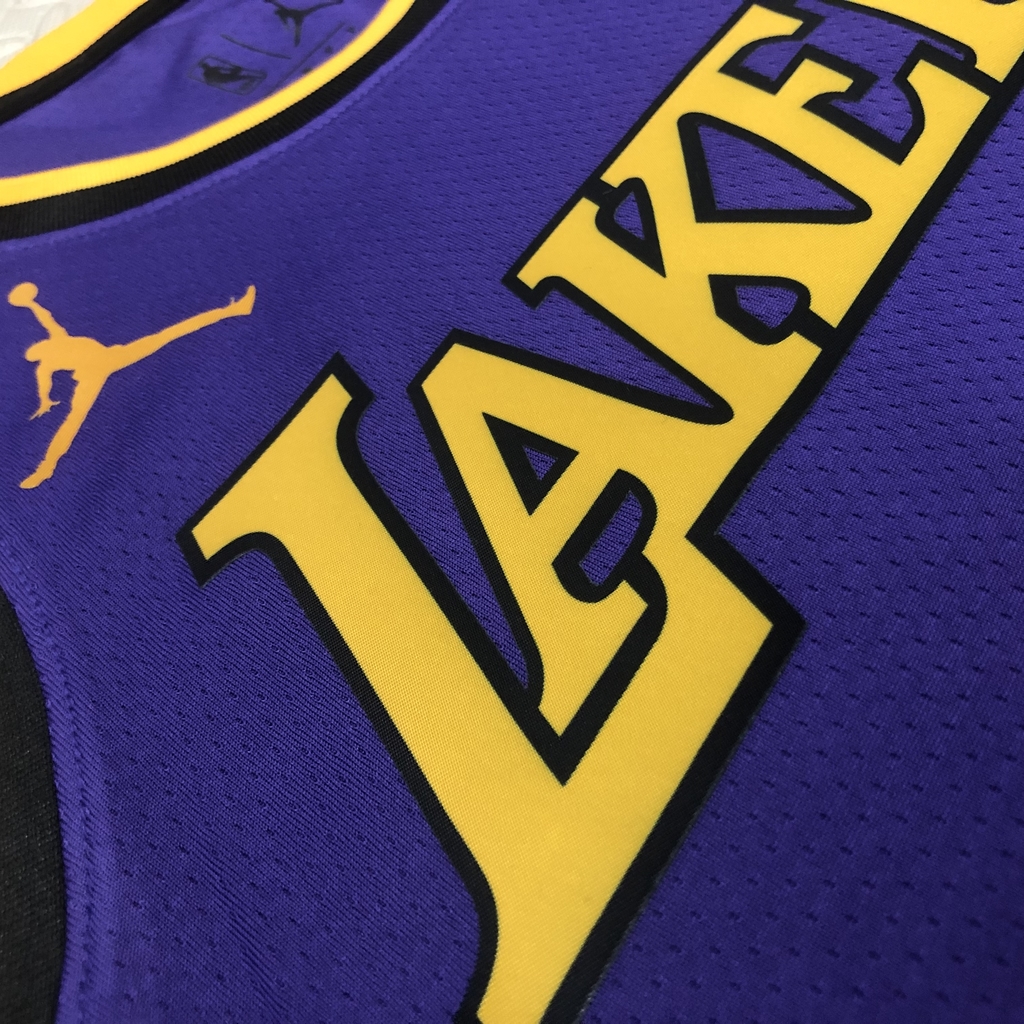 Regata NBA Nike Swingman - Los Angeles Lakers Roxa - Davis #3