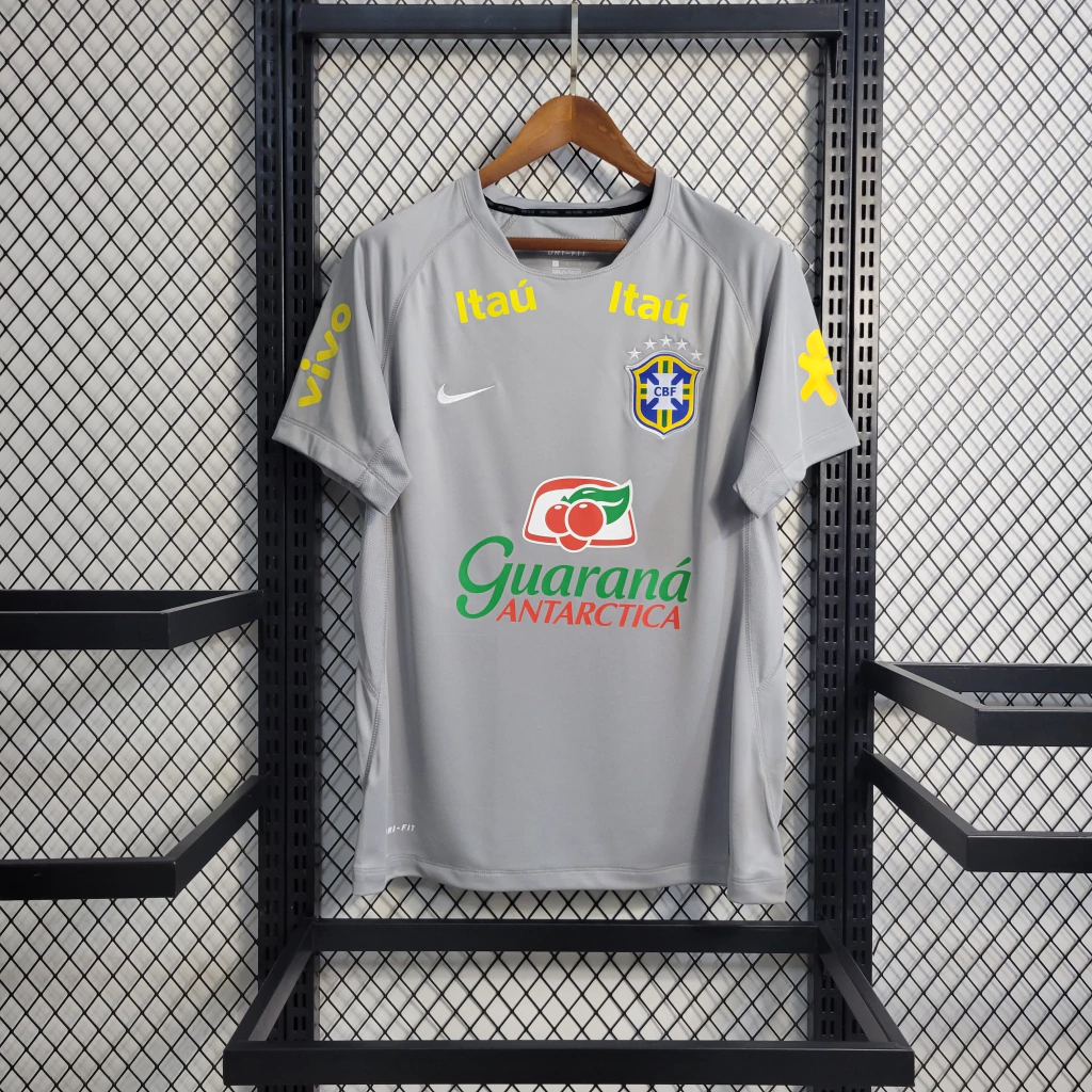 Nike - Camisa Brasil Treino Cinza 2022/2023 - Masculina Torcedor