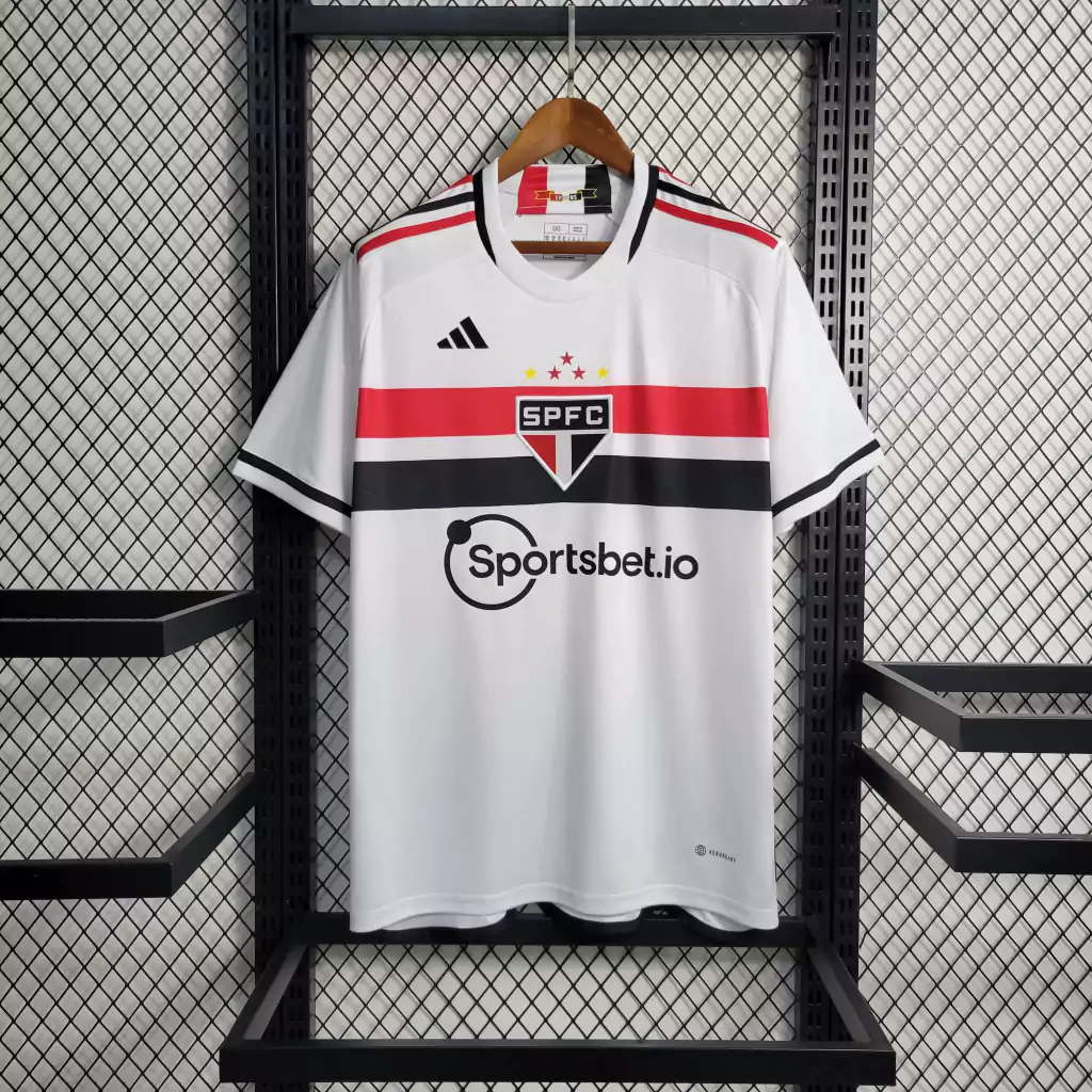 Adidas - Camisa São Paulo Home 2023/2024 - Masculina Torcedor