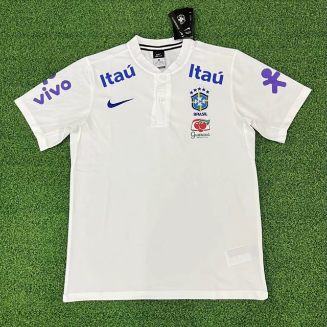 Camisa De Treino Seleção Brasileira Itaú (Branca)