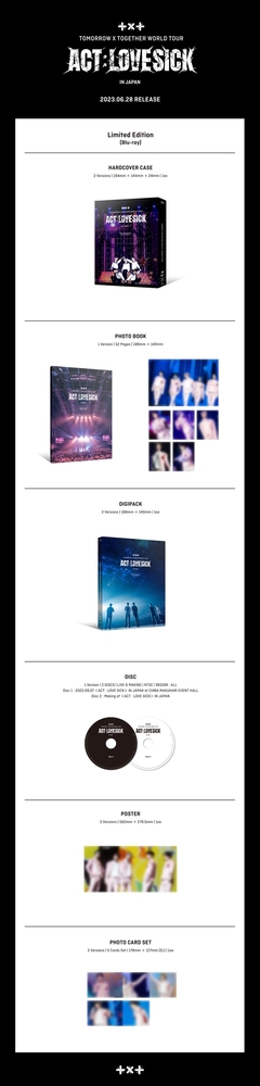 WORLD TOUR ＜ACT : LOVE SICK＞ IN JAPAN BLU RAY 'Limited Edition'