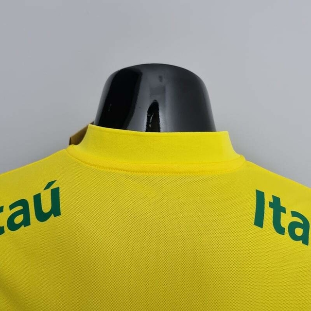 Camisa Polo Brasil Amarela - Nike
