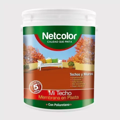 NetColor Membrana en Pasta Rojo Cerámico 10Kg