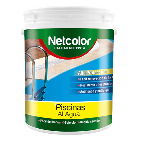 Net Color Piscina Base Acuoso Blanco 01L