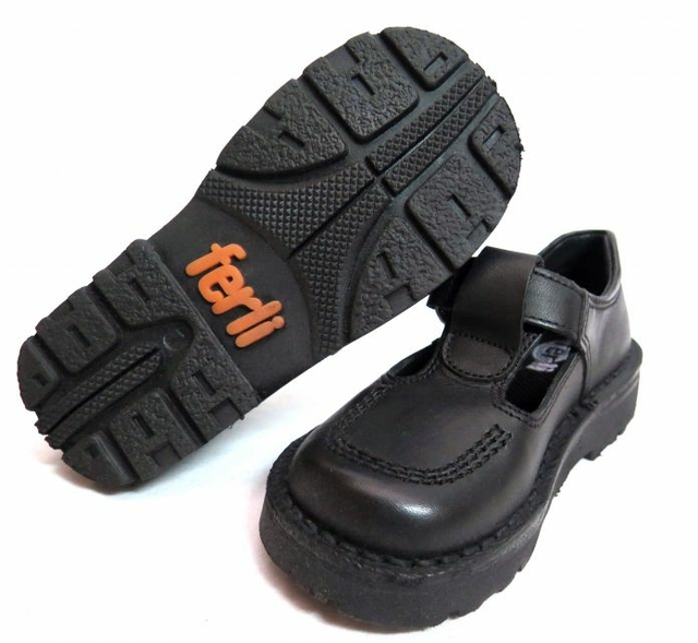 Ferli Zapato Calzado Colegial Nena - Guillermina con Velcro OUTLET 27-33