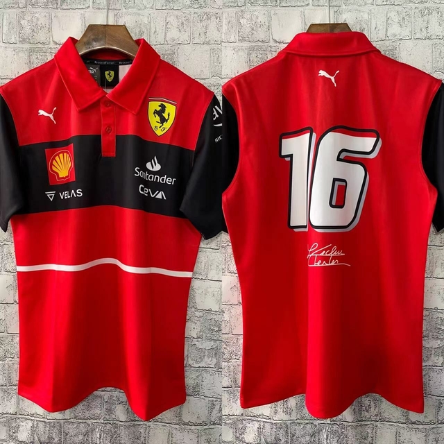 Camisa Scuderia Ferrari 2022 - 16 Charles LeClerc