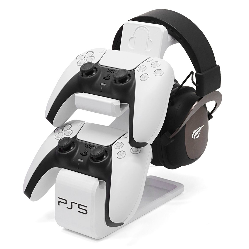 Kit 3 Suporte Controle Ps5 Fone Headset Gamer Mesa Parede no Shoptime