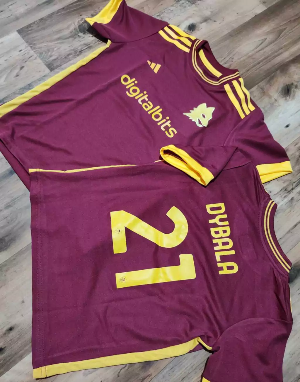 Individualidad Malawi Refinamiento Camiseta Roma Dybala niño - Hooligans Bahía