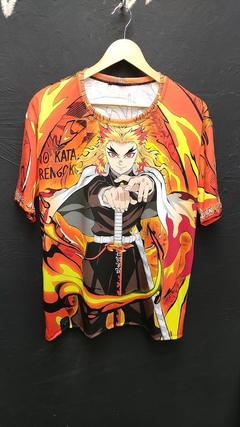 RENGOKU - HASHIRA DO FOGO - DEMON SLAYER - KIMETSU NO YAIBA - TSHIRT FULL