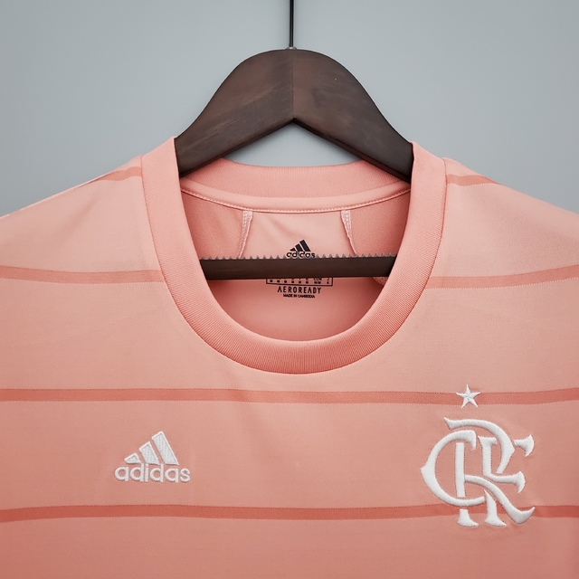 Camisa FEMININA do Flamengo adidas Outubro Rosa 21/22