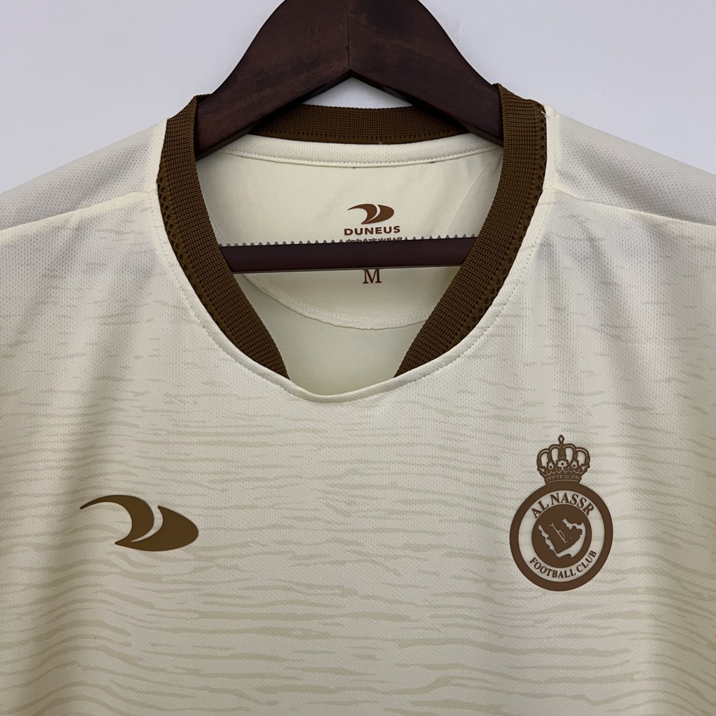 Camisa Al Nassr I 2022/23 Torcedor Masculina - Dourada
