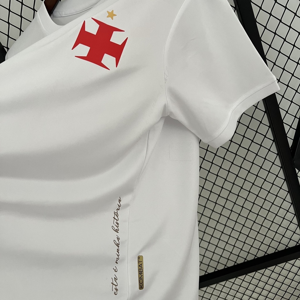 Camisa Vasco Goleiro 2023/24 - Torcedor Kappa Masculina - Branca