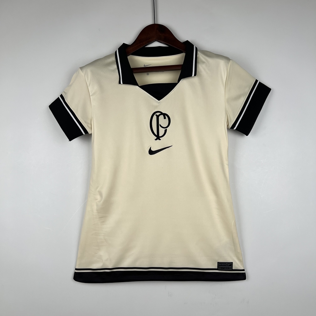 Camisa Nike Corinthians IIII 2023-2024 Torcedor Feminina - Bege