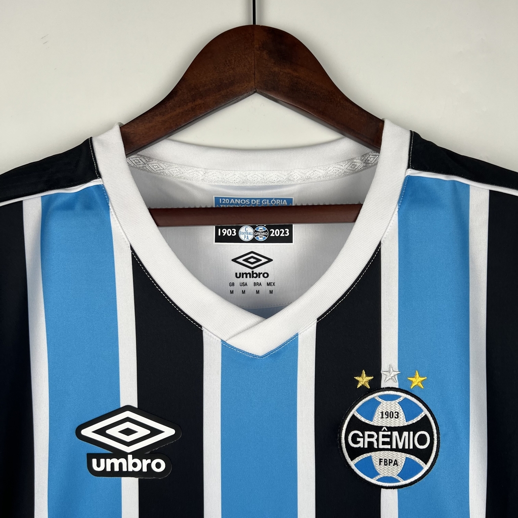 Gremio Home Jersey Soccer Football - 2023 2024 Umbro Brazil