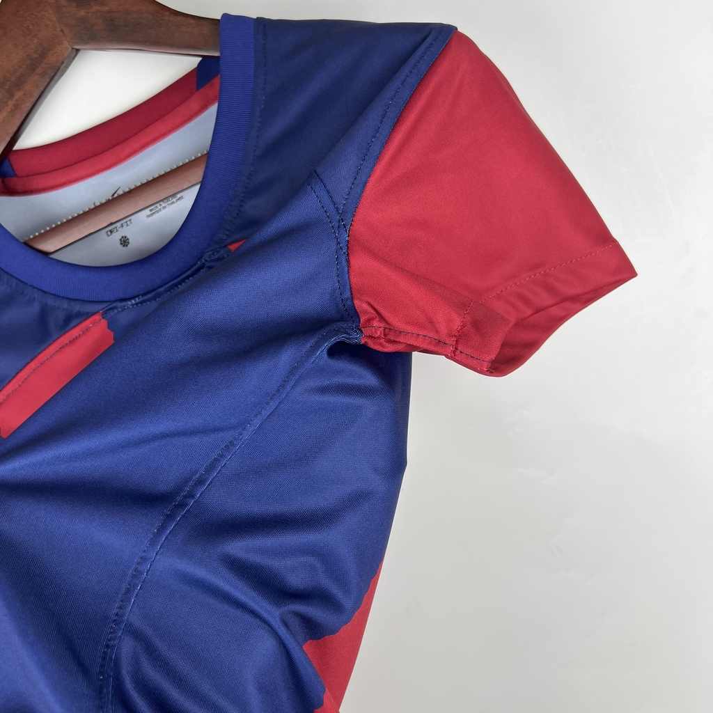 Camisa Nike Barcelona 2023-2024 Torcedor Home - Feminina
