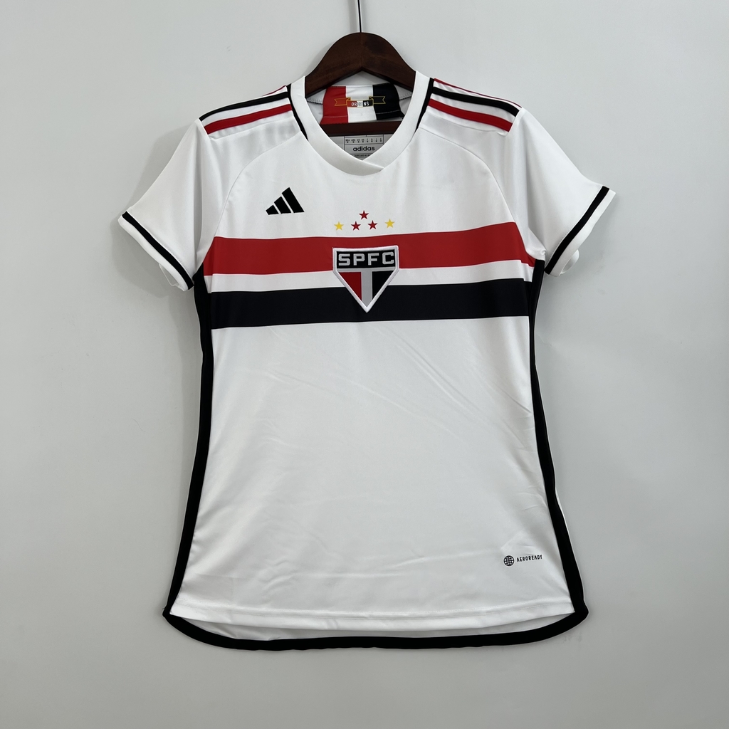 Camisa Adidas São Paulo 2023-2024 Torcedor Home - Feminina