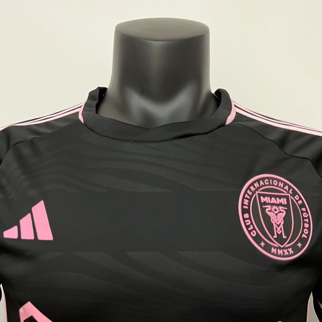 Camisa Inter Miami Away 2023-2024 Torcedor Adidas Feminina - Preto