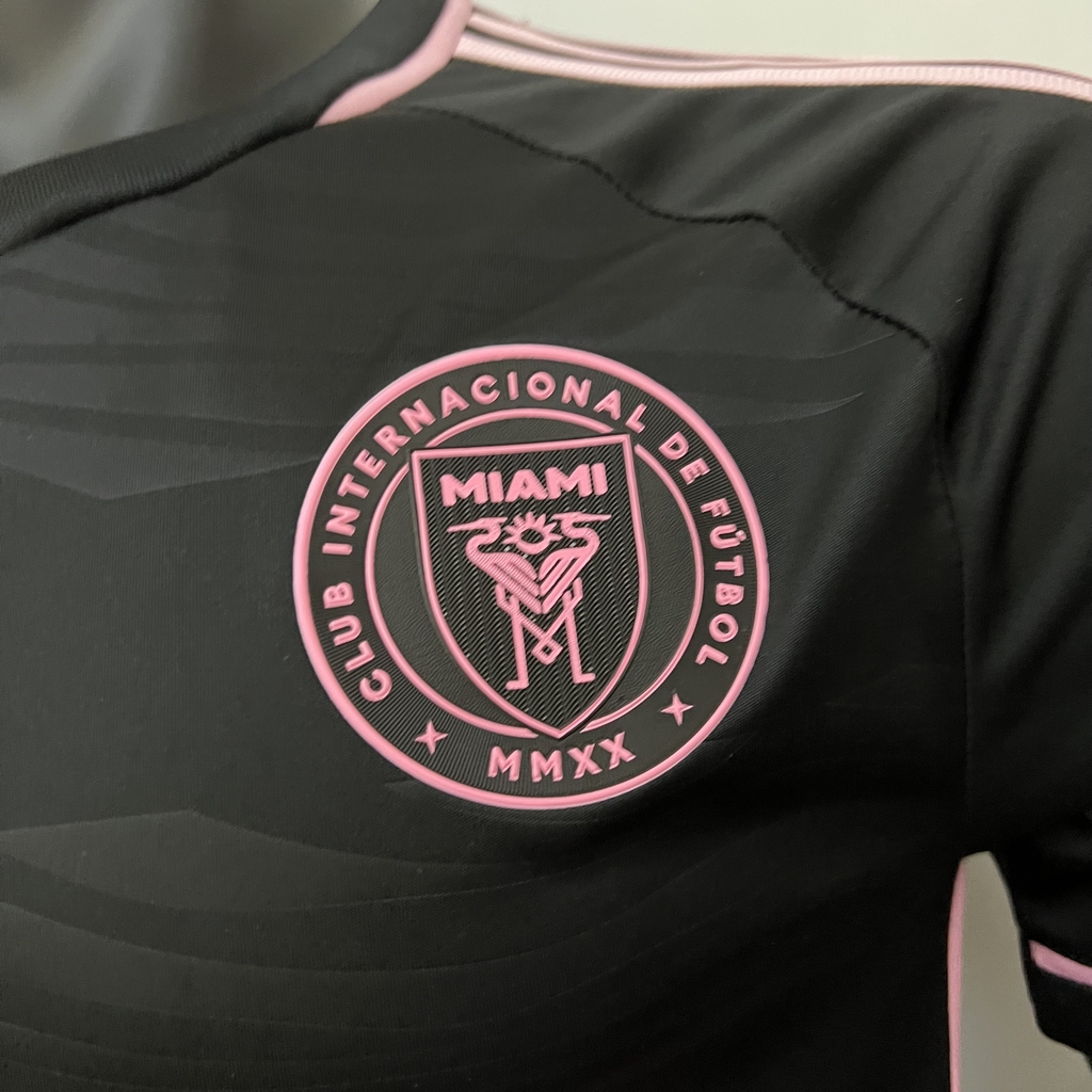 Camisa Inter Miami Away 2023-2024 Torcedor Adidas Feminina - Preto