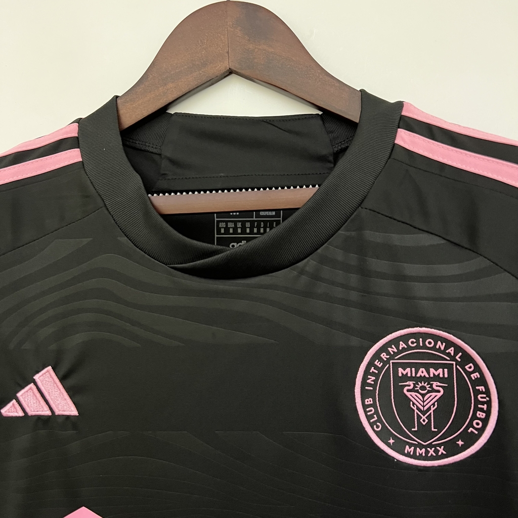 Camisa Inter Miami Away 2023-2024 Torcedor Adidas Feminina - Preto