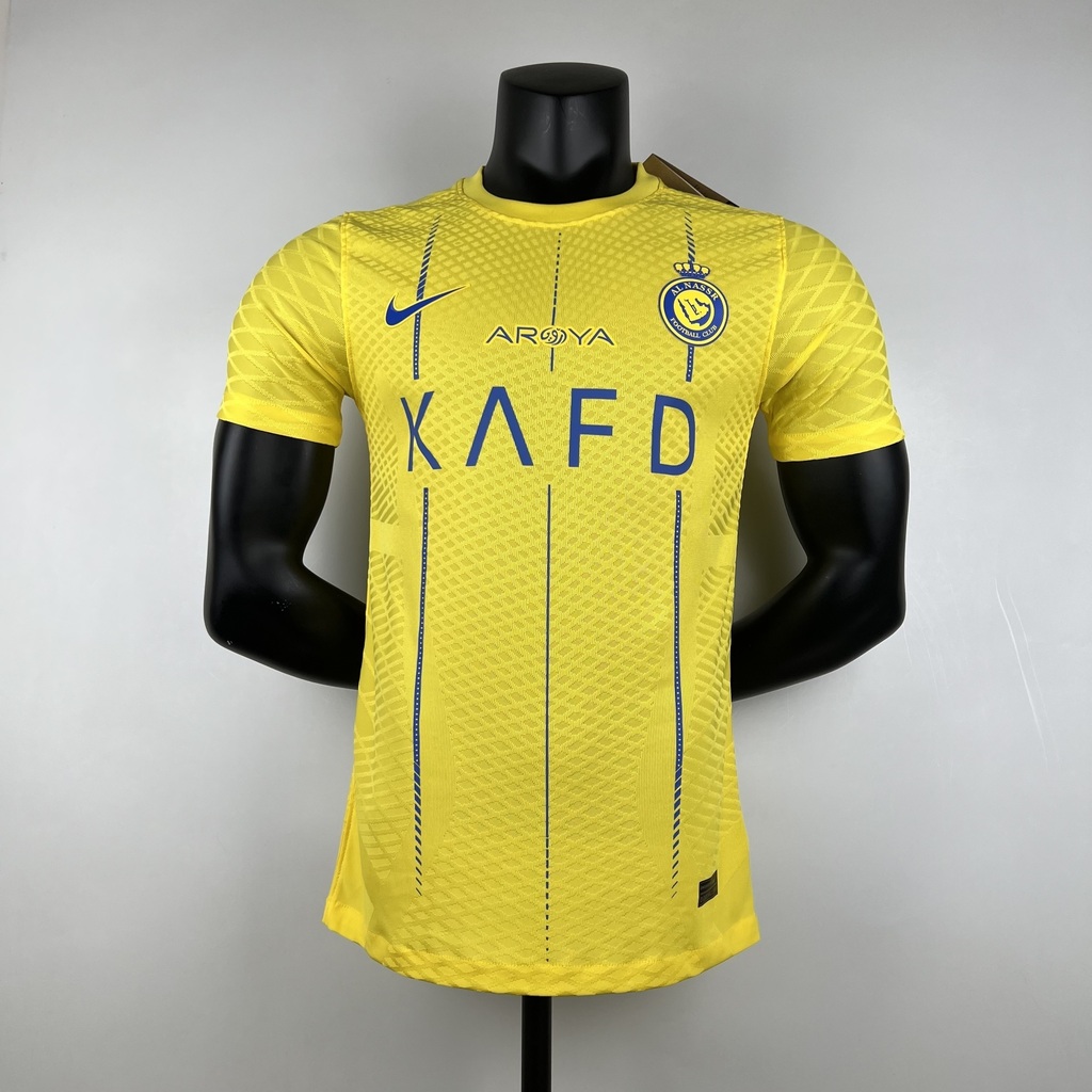 Camisa Al-Nassr FC Home 2023/2024 Amarela – Versão Jogador – KS