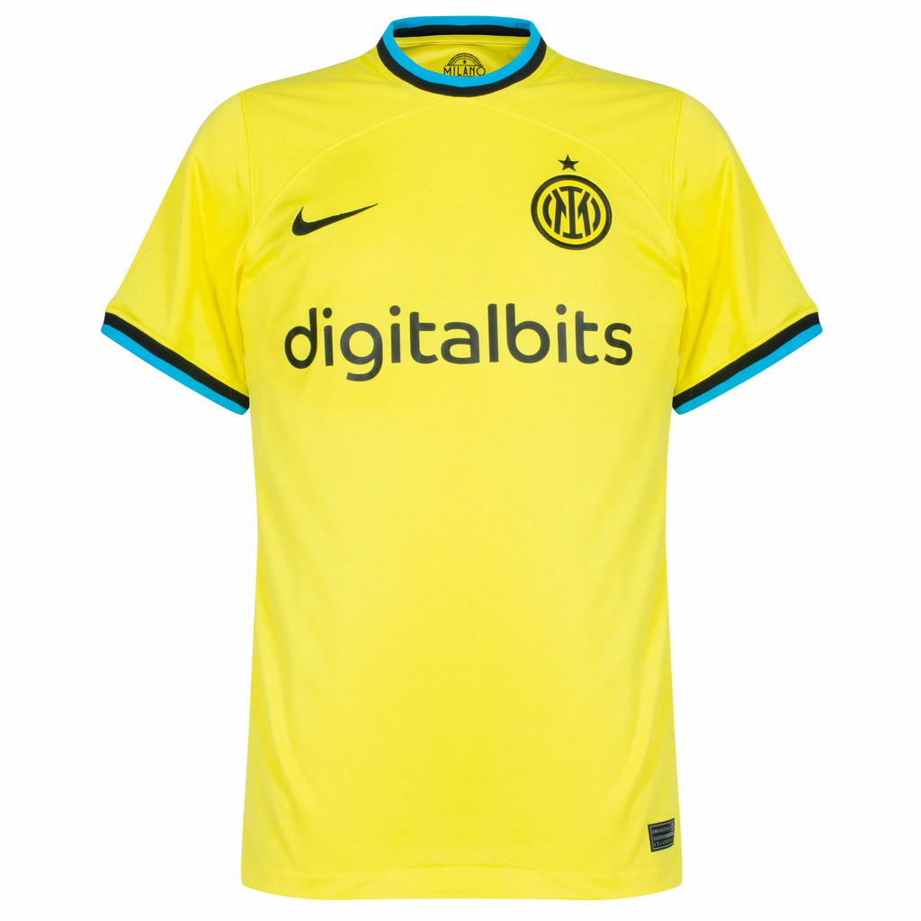 Camisa Nike Inter de Milão 2022/23 Lautaro nº 10 - Amarela