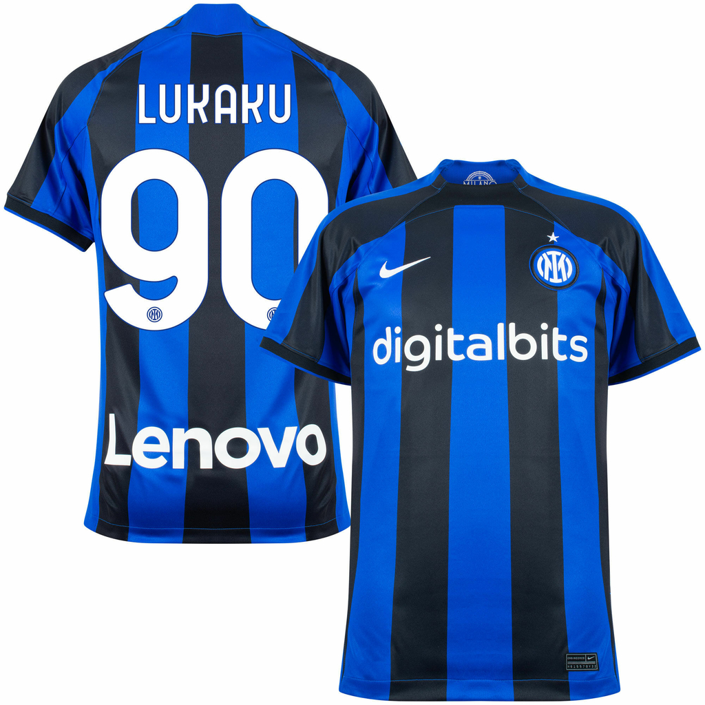 Camisa Nike Inter de Milão Home 2022/23 Lukaku nº 90 - Masculina