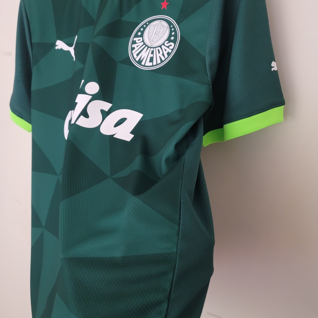 Camisa Palmeiras III 2023/24 - Torcedor Puma Masculina - Verde Limão