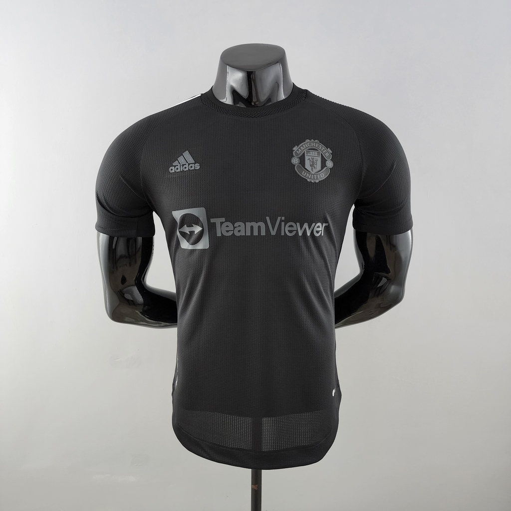 Camisa Adidas Manchester United Pre Jogo - masculino - adulto Preto