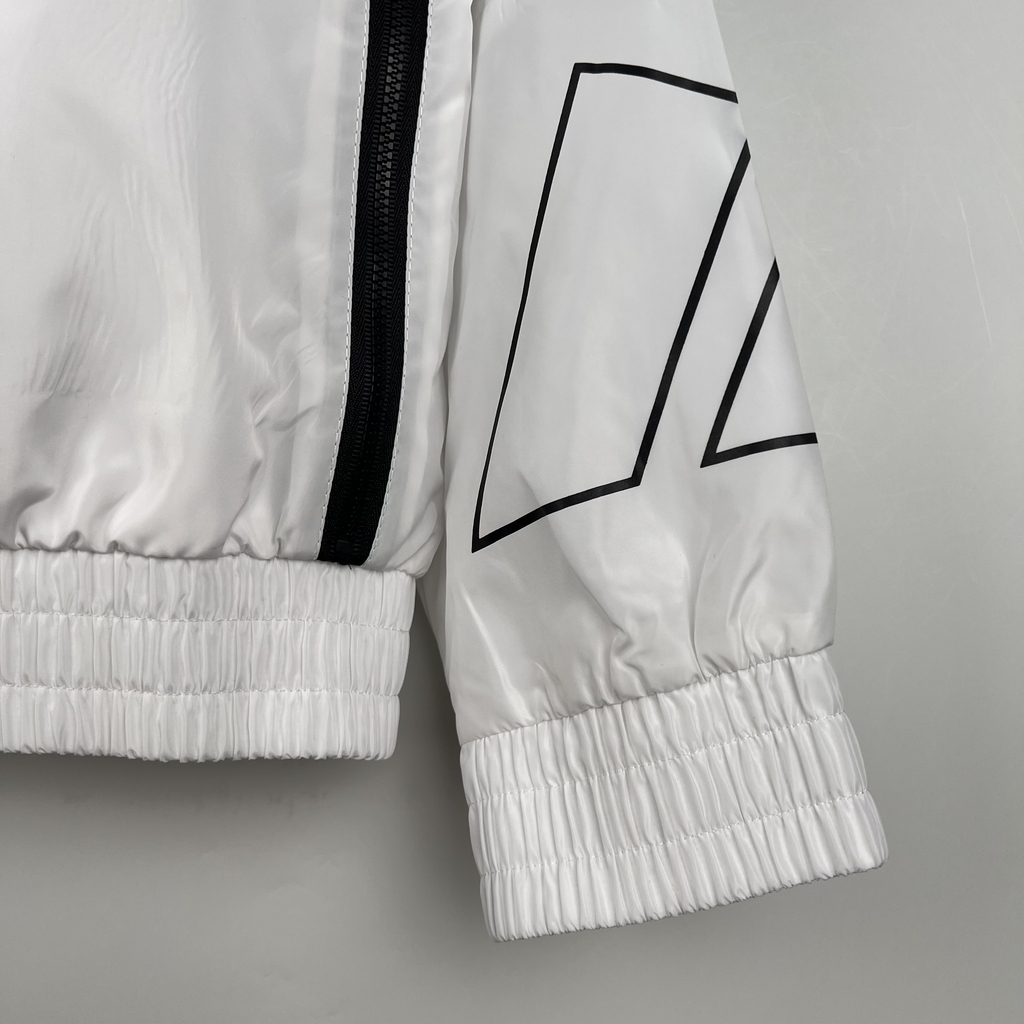 Jaqueta Corta Vento Adidas Masculino - Branca