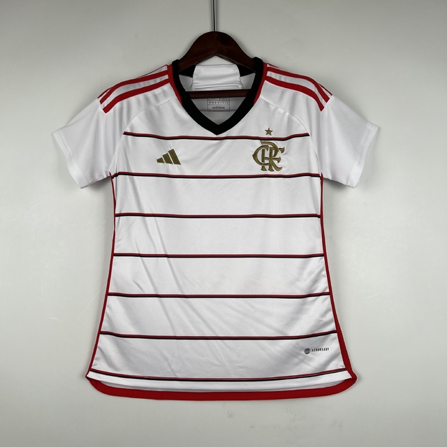 Camisa Flamengo Preta e Vermelha Home 2023/2024 – Versão Torcedor