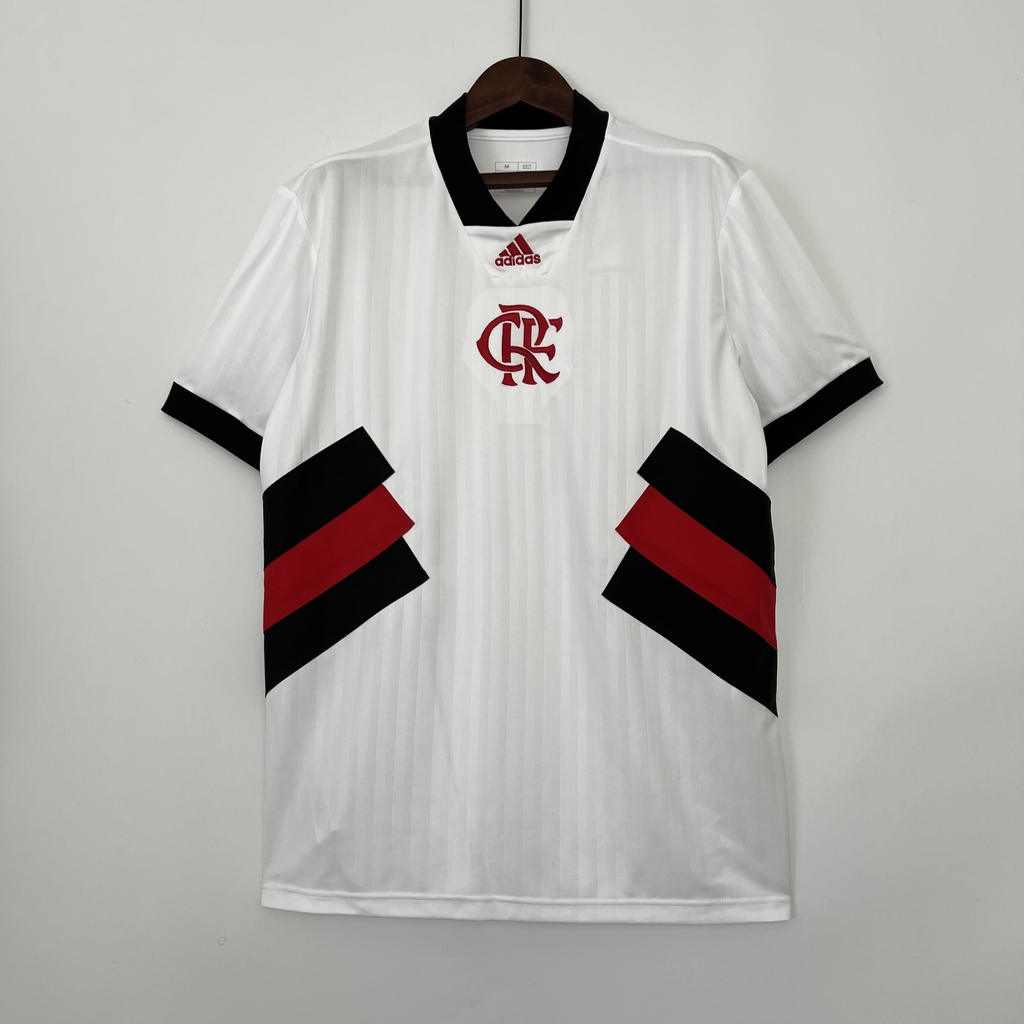 Camisa Flamengo Icon 2023/24 Adidas Masculina - Branca