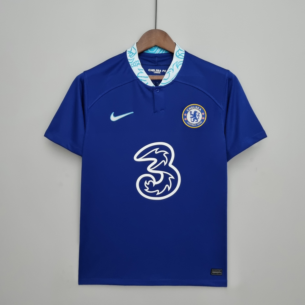 Camisa Chelsea Home 22/23 Torcedor Nike Masculina - Azul