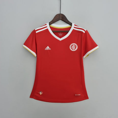 Camisa Internacional I 22/23 Torcedor Adidas Feminina - Vermelho