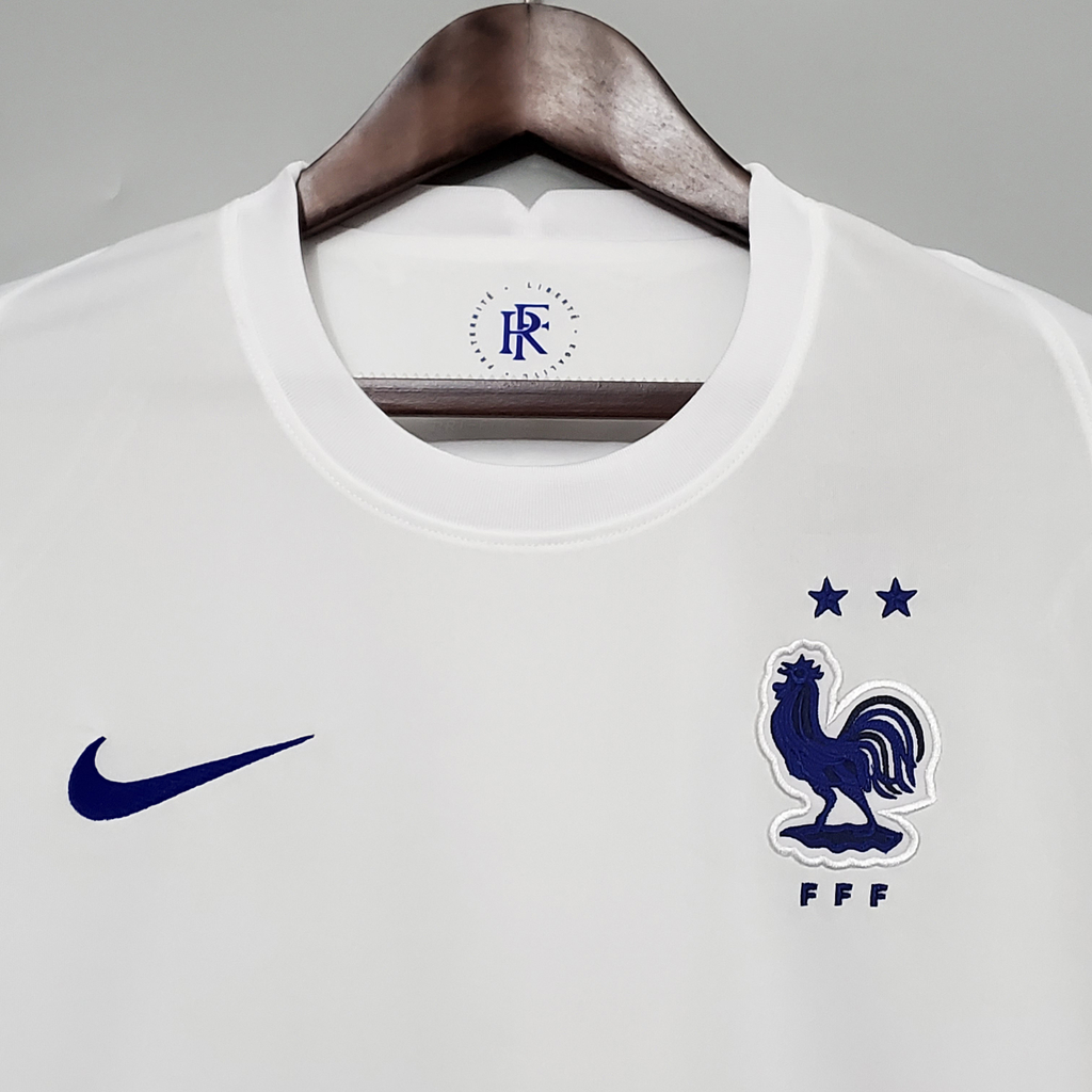 Camisa França Away 20/21 Torcedor Nike Masculina - Branca