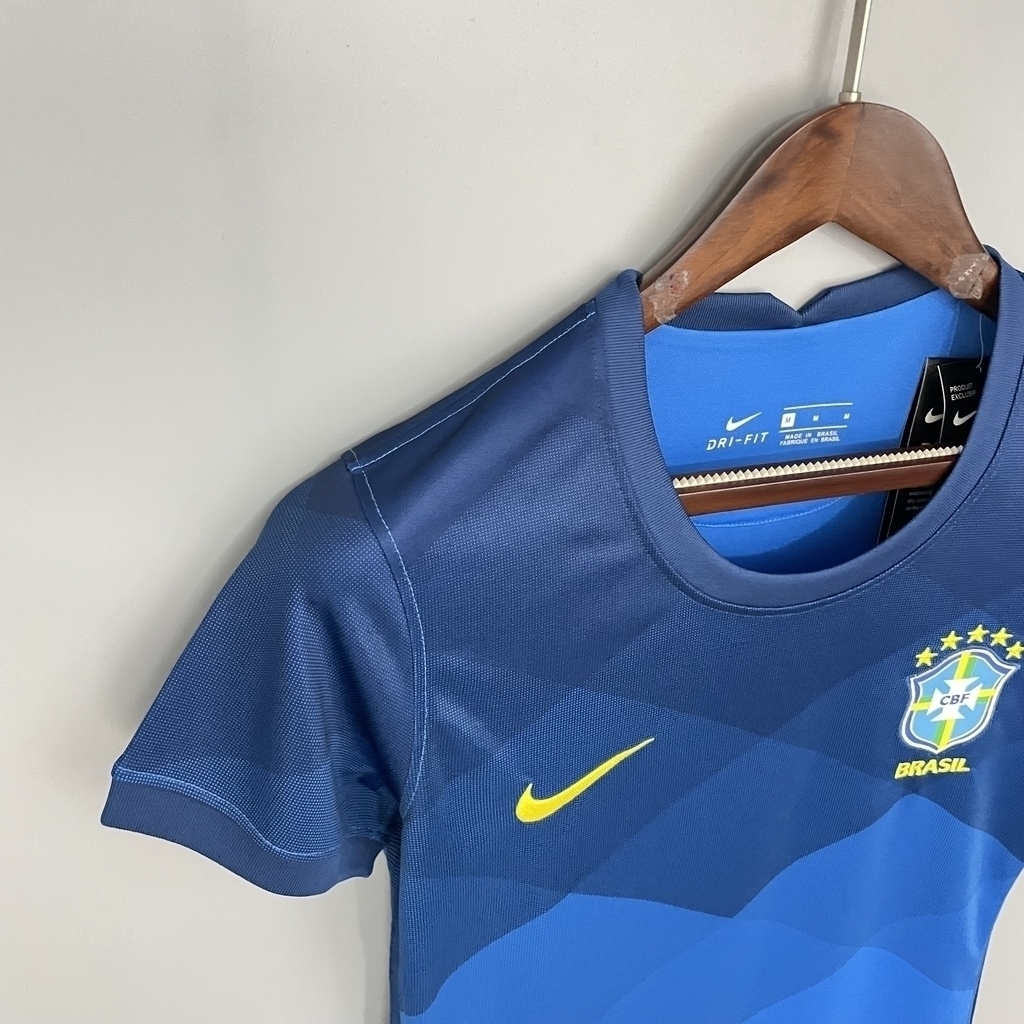 Camisa Brasil Away II 20/21 Torcedor Nike Feminina - Azul