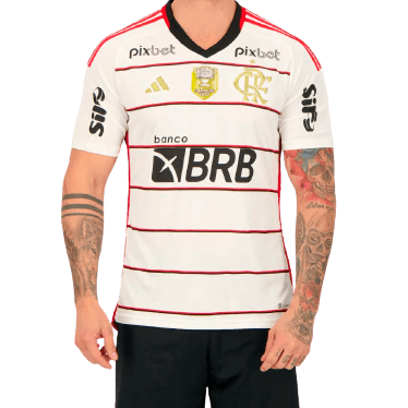 Camisa Flamengo Pré-Jogo 2022/2023 – Preta e Vermelha – Masculina