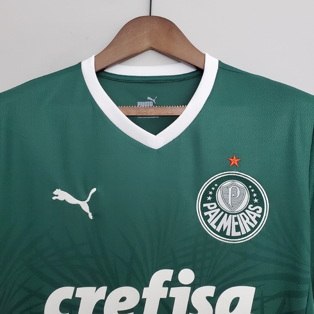 Camisa Palmeiras I 2223 Torcedor Puma Feminina - Verde