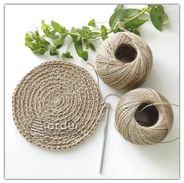 Hilo de Yute de 2,5mm 100 metros - Ideal Macramé - Crochet - Artesan