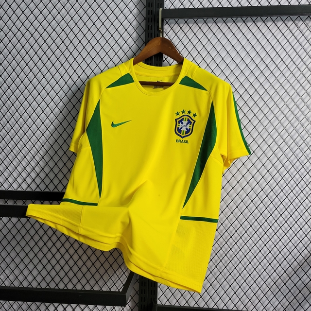 Camisa Seleção Brasileira Retrô 2002 Amarela - Nike