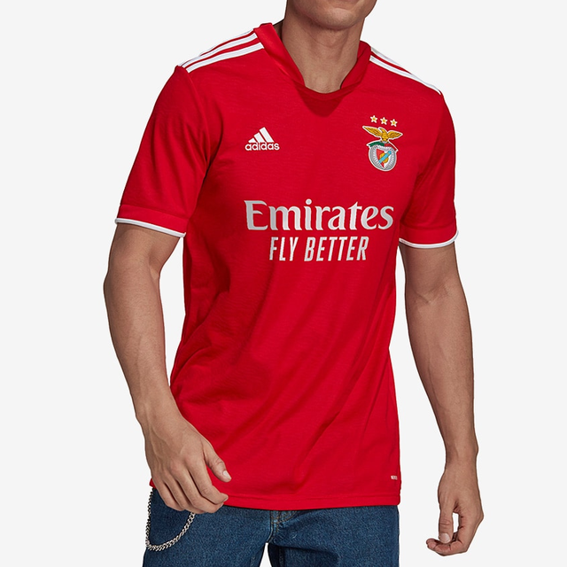 Camisa Benfica I Adidas 21/22 Torcedor Masculino - Vermelha