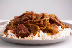 Arroz con chauchas a la turca PESAJ