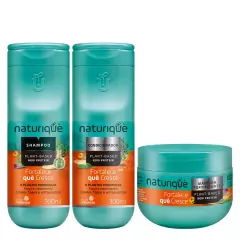 Naturiquè Fortalece què Cresce Kit Shampoo Condicionador e Máscara