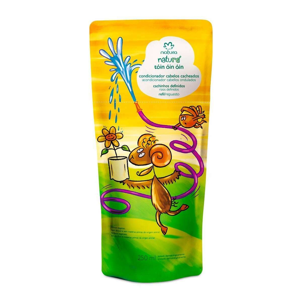 Refil Condicionador Cabelos Cacheados Tóin Óin Óin Natura Naturé - 250 ml